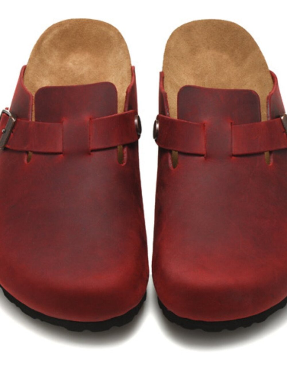 Birkenstock Boston Suede Leather Soft Footbed Clog